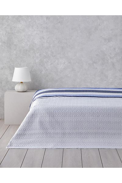 English Home Husă multifuncțională Modern Fusion King Size 240x220 cm Albastru