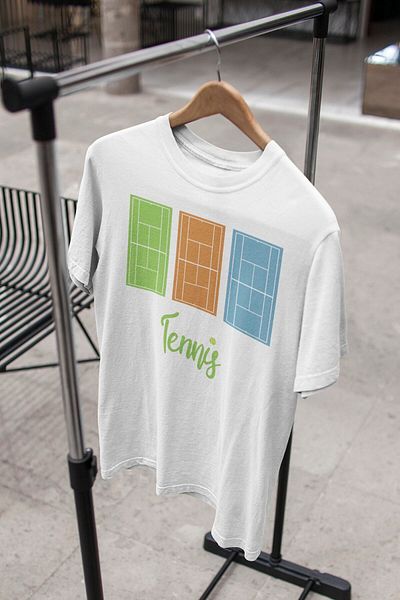 Pisa Art Μπλουζάκι τένις Unisex
