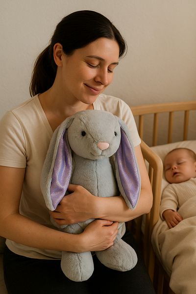 HALEY Long Eared Plush Rabbit Toy |   60 cm Play and Sleep Companion