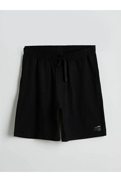 LC Waikiki Ανδρικό σορτς XSIDE Μαύρο Standard Fit