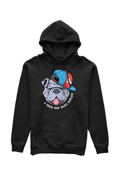 Pisa Art Bulldog Printed - Unisex Φούτερ με κουκούλα Hoddie