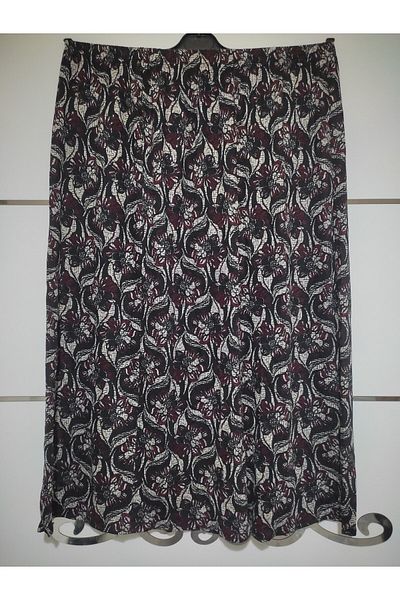 modagüven Piece Flared Elastic Waist Mother Skirt