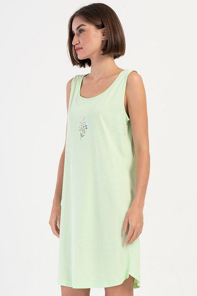 VİENETTA Cotton Women's Wide Strap Nightgown, 407057