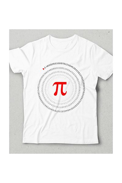 Pisa Art Tricou alb pentru copii Pi Day