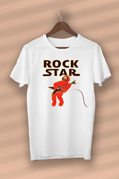 Pisa Art Rock-star Printed Organic Cotton White Unisex - Γυναικεία - Ανδρικά - T-shirt