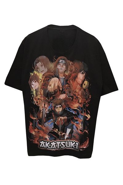 Pisa Art Unisex Oversize Anime Naruto Akatsuki Tobi Sasuke Itachi Pain T-shirt