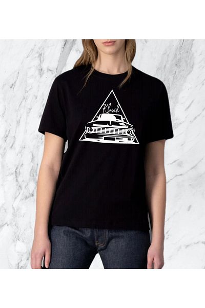 Pisa Art Κανονικό Unisex Classic Car Design Μαύρο Tshirt