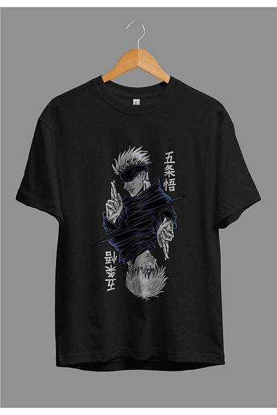 Pisa Art Μπλουζάκι με στάμπα με σχέδιο Jujutsu Kaisen