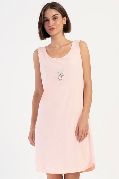 VİENETTA Cotton Women's Wide Strap Nightgown, 407057