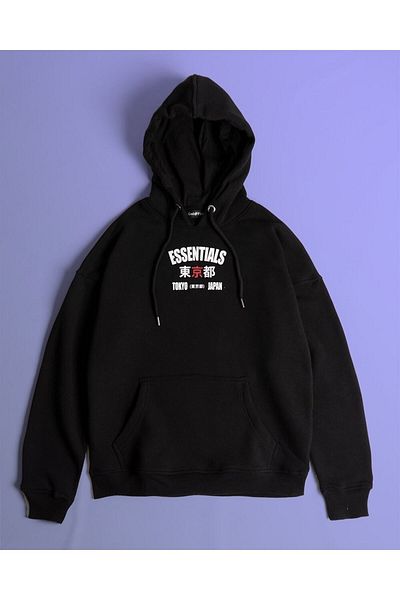 Pisa Art Essentials Φούτερ με στάμπα με τσέπη καγκουρό