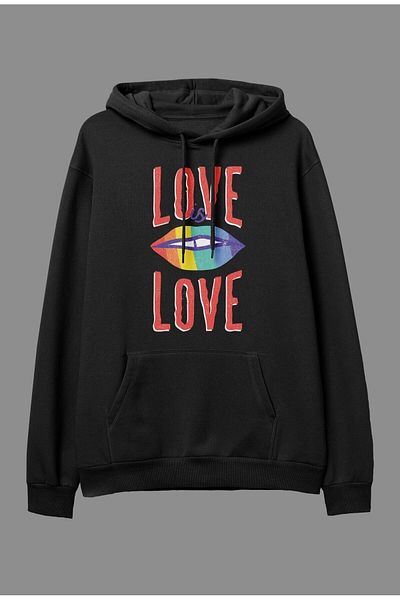 Pisa Art Φούτερ με κουκούλα με στάμπα Oversize