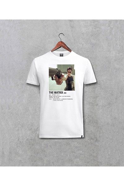 Pisa Art Μπλουζάκι με τυπωμένο σχέδιο ταινίας The Matrix (unisex).