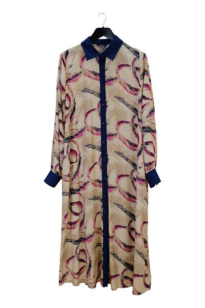 Gizemli T1336 Mystery Patterned Emp.Long Tunic