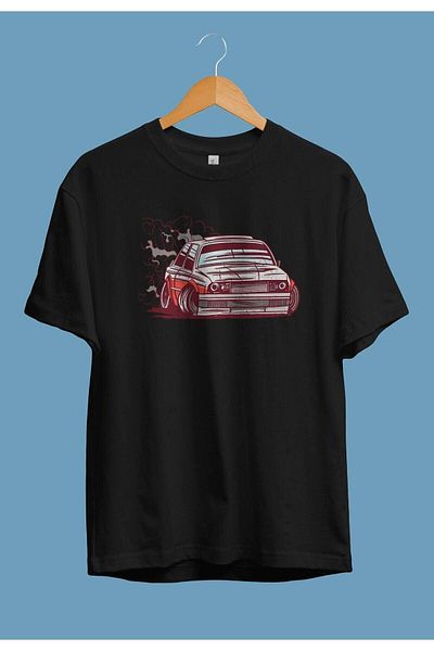 Pisa Art Μπλουζάκι Unisex με τυπωμένο σχέδιο Oversize Car Affection Adventure Speed ​​Modified Design
