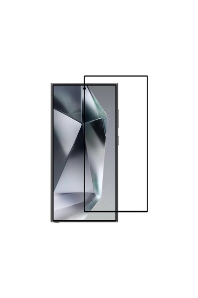 Logis Samsung Galaxy S25 Ultra Antistatik 5D Tam Kaplayan Ekran Koruyucu Cam