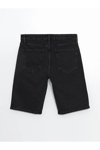 LC Waikiki Lcw Jeans Anthracite Slim Fit Men's Jean Shorts