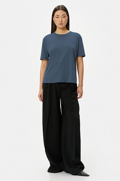 OXVİN Tricou de damă, moale, vibrant, de culoare, din țesătură modală