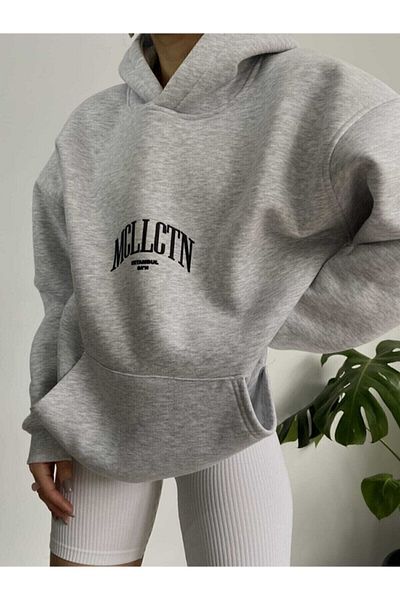 Pisa Art Φούτερ με κουκούλα Scorpy Oversize Karmelange