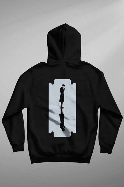 Pisa Art Φούτερ με κουκούλα πίσω με στάμπα Peaky Blınders Model