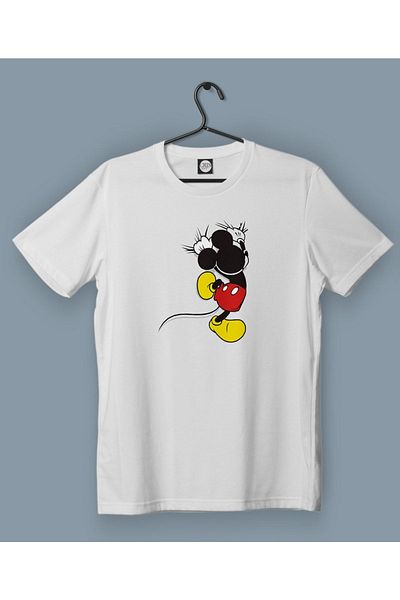 Pisa Art Μπλουζάκι Unisex Basic με εμπριμέ κοντομάνικο