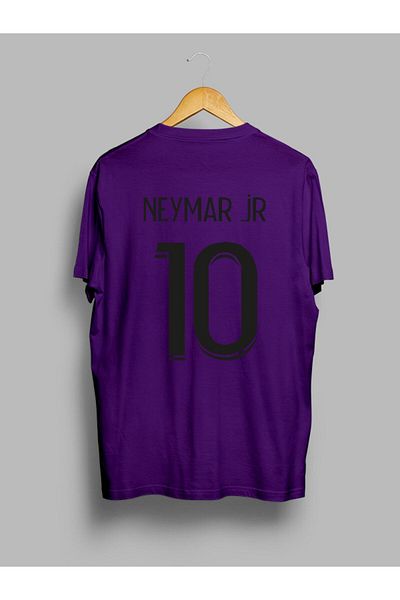Pisa Art Μπλουζάκι με στάμπα μεγάλου μεγέθους Neymar Jr στο μπροστινό πίσω μέρος