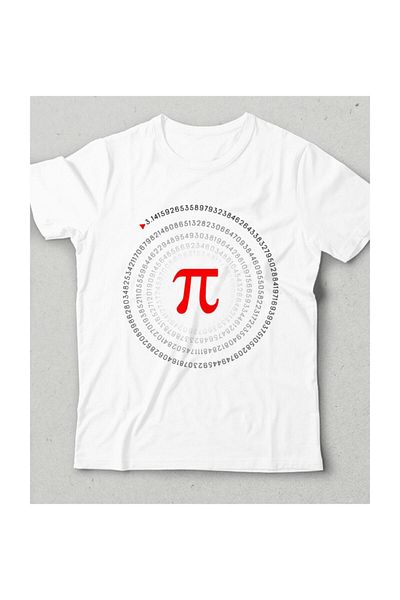 Pisa Art Tricou alb pentru copii Pi Day