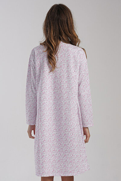 VİENETTA Pamuklu Kadın Uzun Kol Ikı Iplık Gecelik , 161708