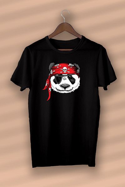 Pisa Art Cute Panda Printed Organic Cotton Black -unisex- Γυναικεία-ανδρικά - T-shirt Nux Boutique