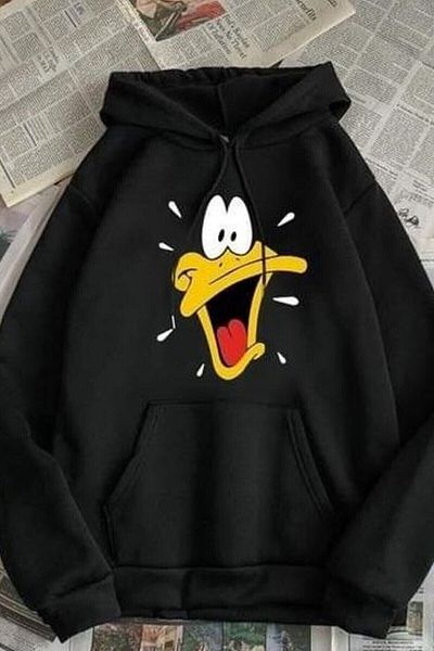 Pisa Art Unisex Μαύρη Dufy με στάμπα μεγάλης φούτερ