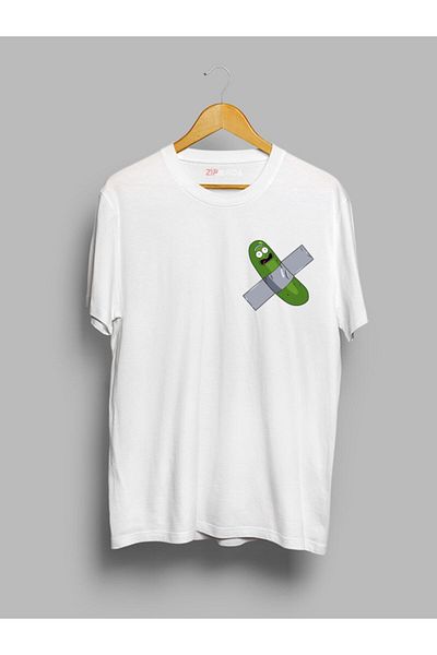 Pisa Art Μπλουζάκι με στάμπα Pickle Rick Design Oversize