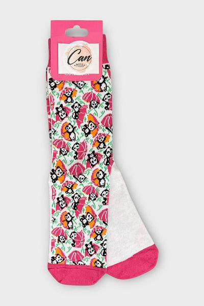 CANMODA Panda Picnic - Colorful Soft Textured Women's Socks