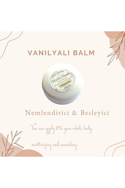 MotherTouch Vanilyalı Nemlendirici Ve Besleyici Dudak, El, Vücut Balmı %100 O...