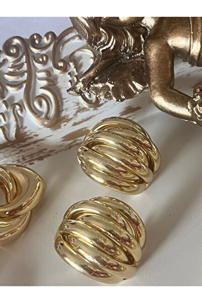 Aka Çelik altı haklalı küpe