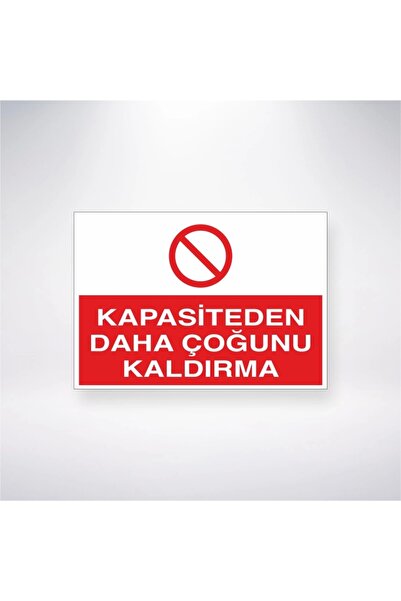 Reysa Tasarım Remove More Than Capacity Sticker 20X28 cm