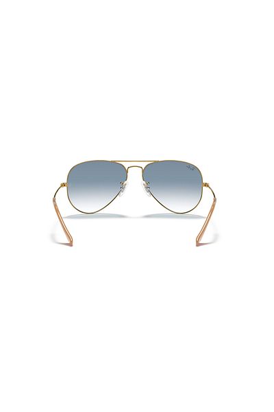 Ray-Ban نظارة شمسية راي بان بايلوت أفياتور كبيرة للجنسين - Rb 3025 - مقاس العدسة: 58 مم - أريستا