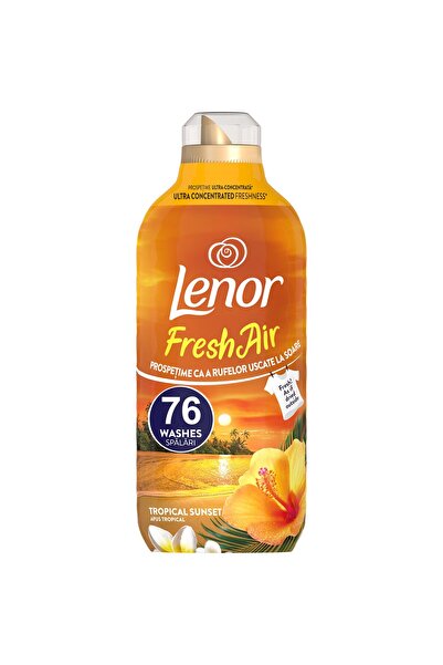 lenor Balsam de rufe Lenor Fresh Air Tropical Sunset, 1064 ml, 76 spalari