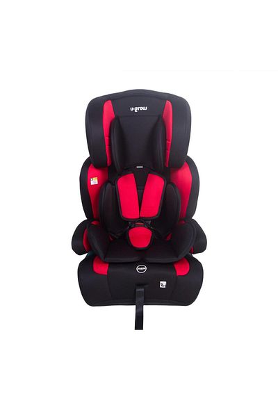 U-Grow Scaun auto, 76-150 cm, roșu/negru
