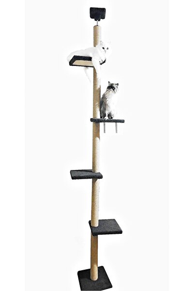 Turkuaz Tırmalama Tr2001 Turkuaz Tırmalama Tavan Boyu Kule Kedi Evi Tırmalama