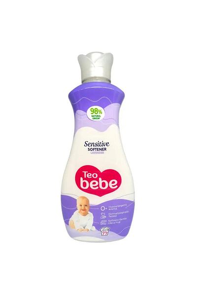 Teo Teo Bebe Fabric Conditioner, Lavender, 77 Washes, 1.7 l