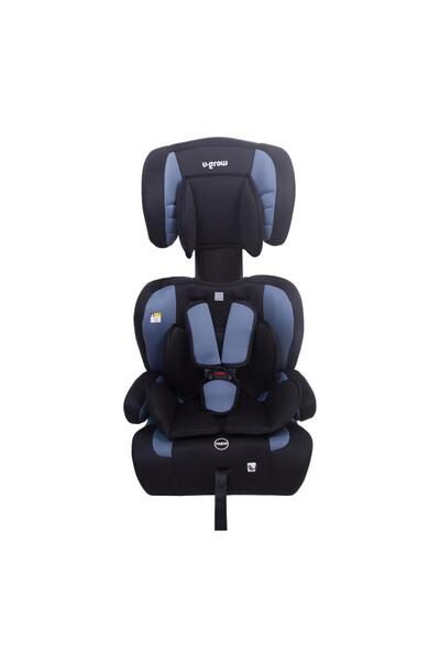 U-Grow Autosedačka, 76-150 cm, šedá/modrá