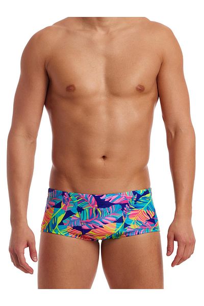 Funky Trunks Leaving Today Men's Workout Swim Trunks, Classic Trunks