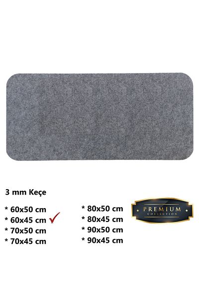 Next Craft Γκρι Mouse Pad Επιτραπέζιο Προστατευτικό Ματ Μεσαίο Μήκος 3mm Τσόχα