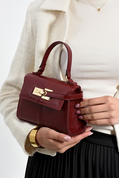 Night Geantă de mână și de umăr pentru femei Anastasia Model Claret Red