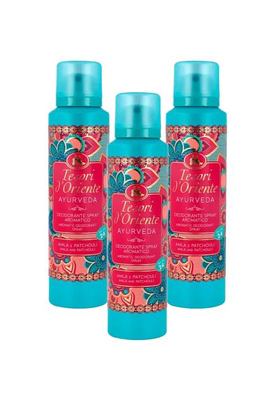 Tesori d'Oriente WOMAN DEO SPRAY AYURVEDA 150ML x3pcs