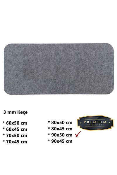 Next Craft Γκρι Mouse Pad Επιτραπέζιο Προστατευτικό Ματ Μεσαίο Μήκος 3mm Τσόχα