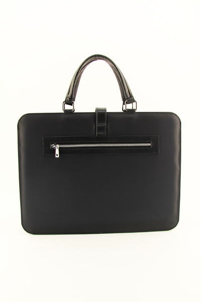 EYLÜL EZGİ BUTİK Laptop Evrak Avukat Bilgisayar Çantası Mat Siyah 15 & 15.6 Inç