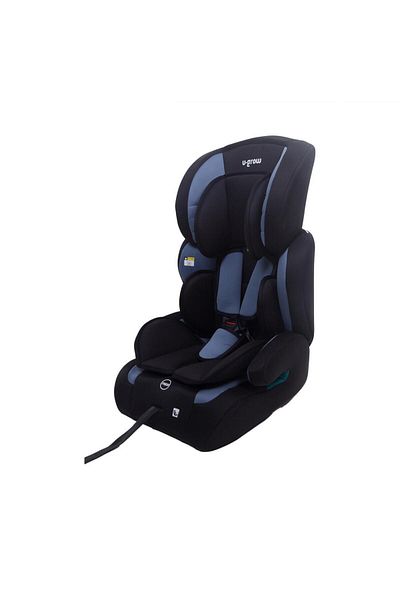 U-Grow Car Seat, 76-150 Cm, Gray/blue