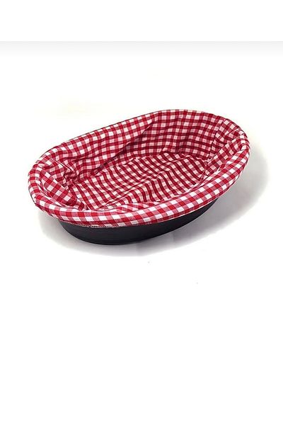 Hesna Natural 10 Pieces Cloth Bread Basket Ideal for Use in Cafes, Hotels, Diners, Restaurants