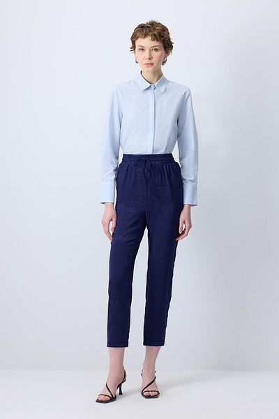 Touché Privé Elastic Waist Jacquard Pants