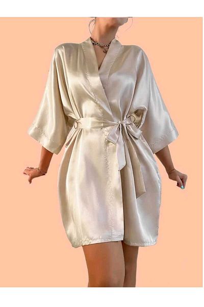 ARB Satin Dressing Gown Nightgown Bride Dressing Gown Bridal Bridesmaid Nightgown Standard Oversize
